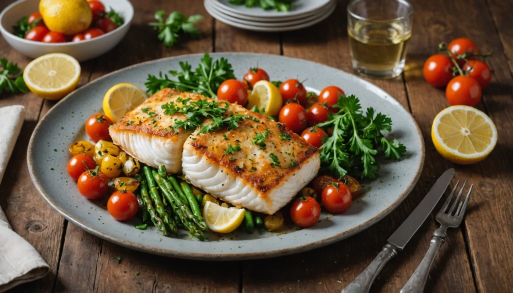 merlu recette au four