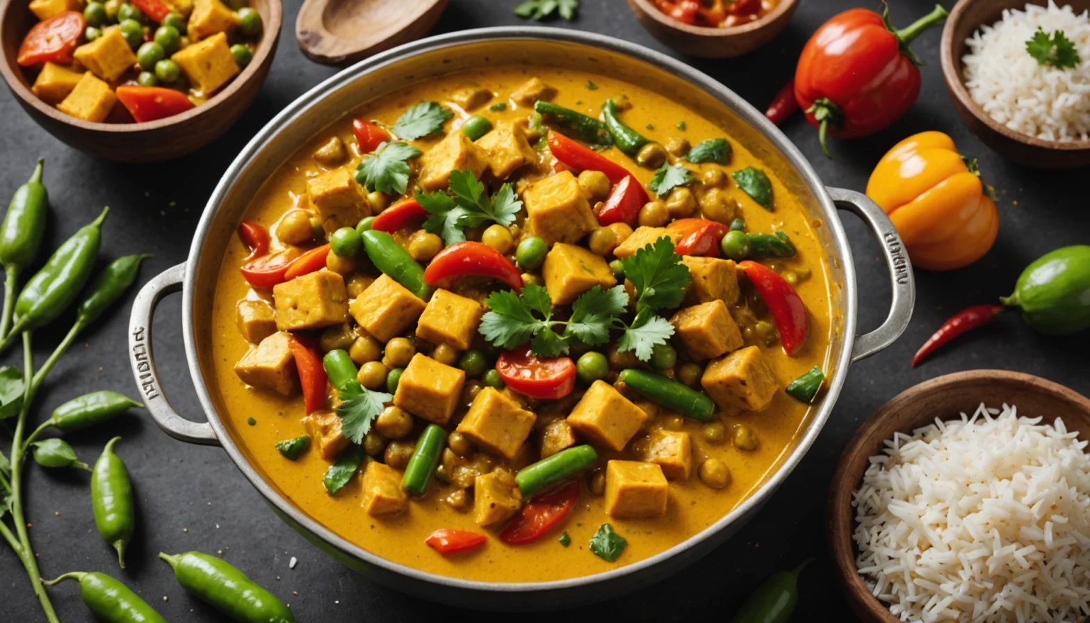 curry de legume au lait de coco