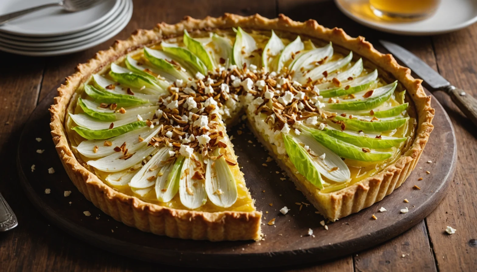 tarte endive chevre miel