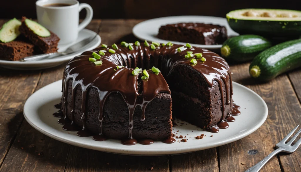 gateau chocolat courgette sans oeufs