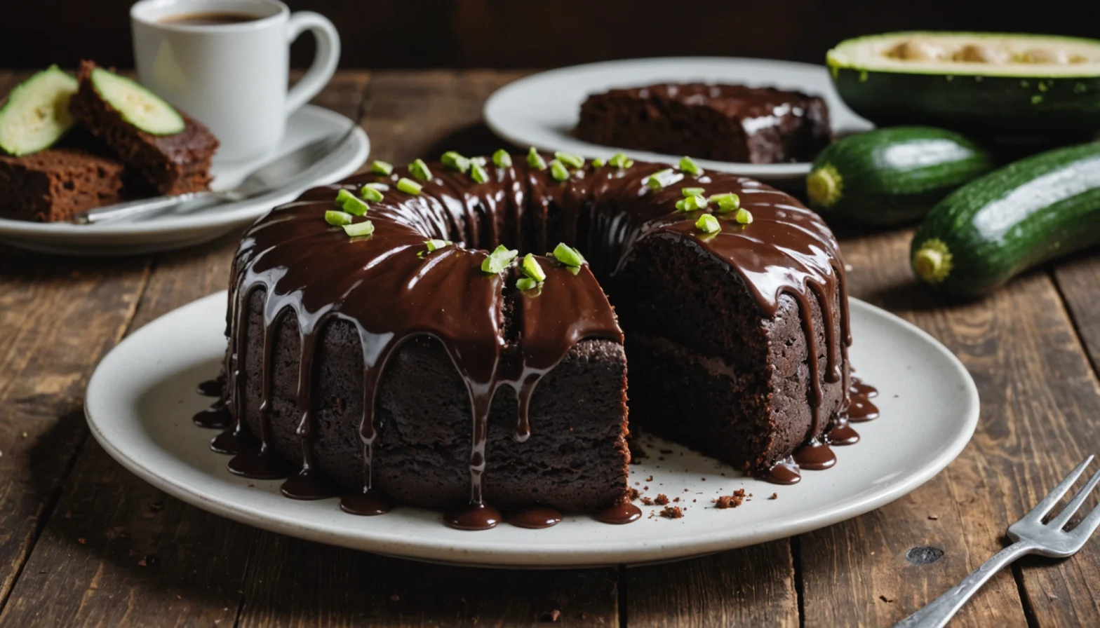 gateau chocolat courgette sans oeufs